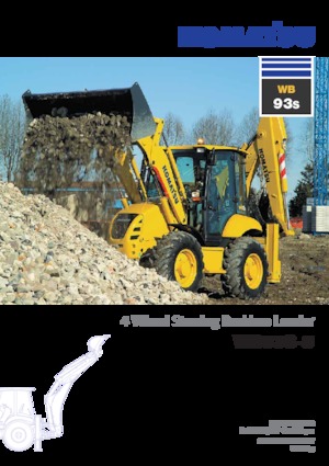 Багер-товарачи с обратно загребване Komatsu WB93S-5 
