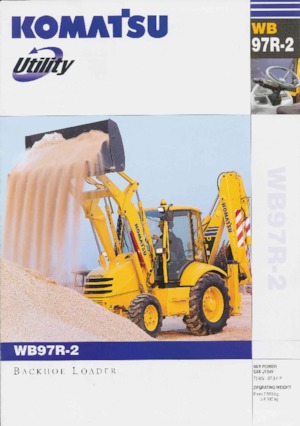 Багер-товарачи с обратно загребване Komatsu WB97R-2