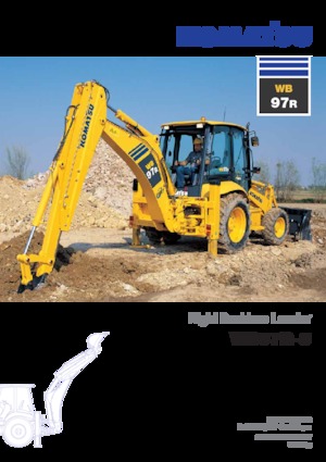 Багер-товарачи с обратно загребване Komatsu WB97R-5 