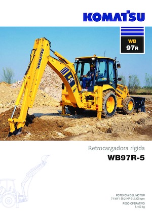 Багер-товарачи с обратно загребване Komatsu WB97R-5 