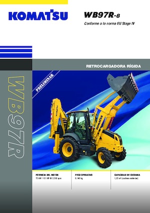 Багер-товарачи с обратно загребване Komatsu WB97R-8E0