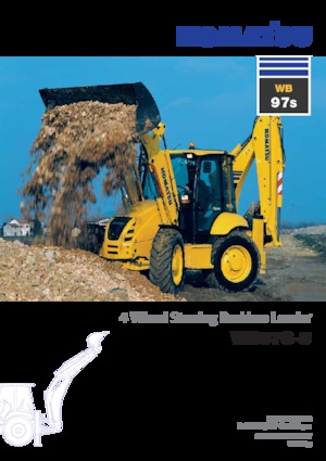 Багер-товарачи с обратно загребване Komatsu WB97S-5 