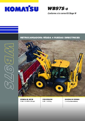 Багер-товарачи с обратно загребване Komatsu WB97S-8E0