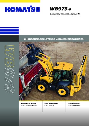 Багер-товарачи с обратно загребване Komatsu WB97S-8E0