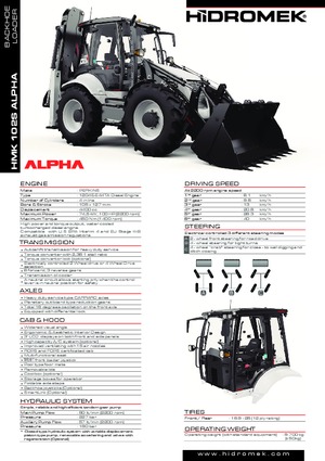 Багер-товарачи с обратно загребване Hidromek HMK 102 B