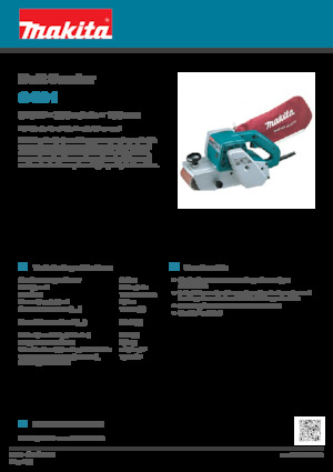 Лентови шлифовъчни машини Makita 9401
