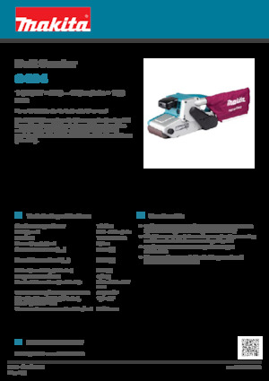 Лентови шлифовъчни машини Makita 9404