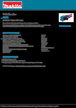 Лентови шлифовъчни машини Makita 9910