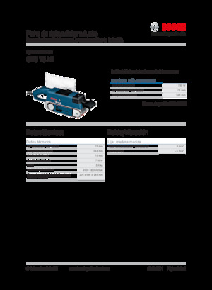 Лентови шлифовъчни машини Bosch GBS 75 AE