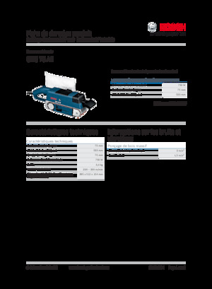 Лентови шлифовъчни машини Bosch GBS 75 AE
