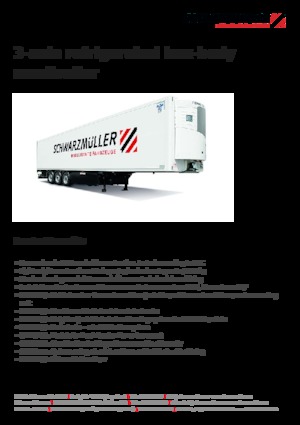 Фургонни полуремаркета Schwarzmüller 3-axle refrigerated box-body semitrailer