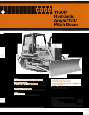 Верижен булдозер Case 1150D