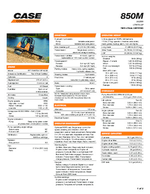 Верижен булдозер Case 850M