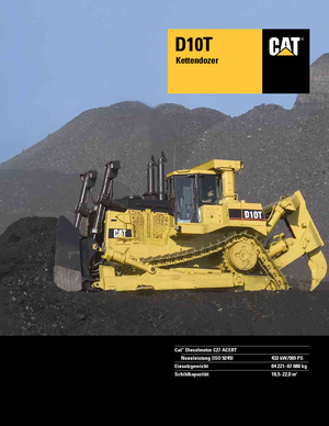 Верижен булдозер Caterpillar D10T