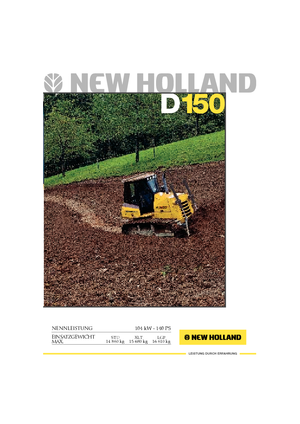 Верижен булдозер New Holland D 150 B LT