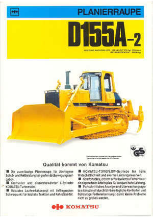 Верижен булдозер Komatsu D155A-2
