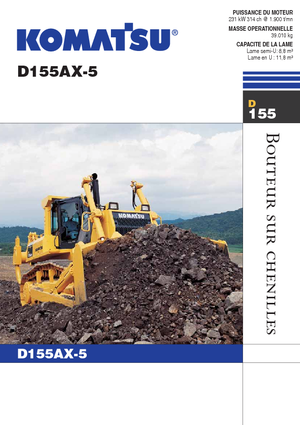 Верижен булдозер Komatsu D155AX-5