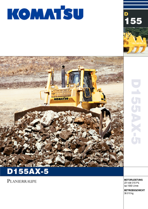 Верижен булдозер Komatsu D155AX-5