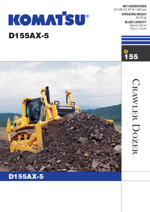 Верижен булдозер Komatsu D155AX-5