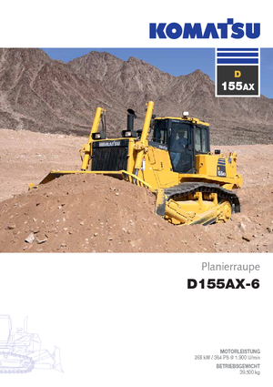 Верижен булдозер Komatsu D155AX-6