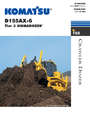 Верижен булдозер Komatsu D155AX-6