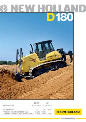 Верижен булдозер New Holland D180B LT