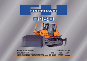 Верижен булдозер Fiat-Hitachi D 180 XLT
