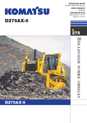 Верижен булдозер Komatsu D275AX-5E0