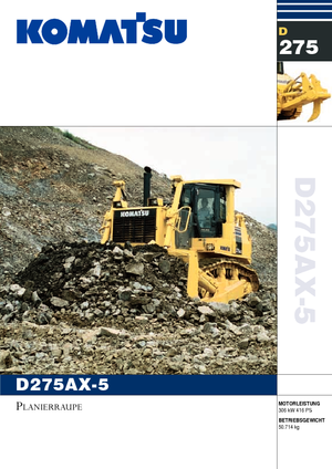Верижен булдозер Komatsu D275AX-5