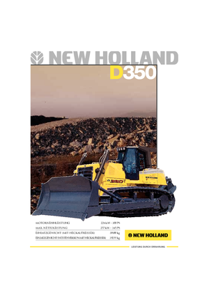 Верижен булдозер New Holland D 350