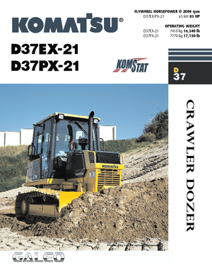 Верижен булдозер Komatsu D37EX-21A