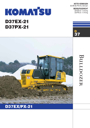 Верижен булдозер Komatsu D37EX-21A