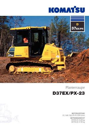 Верижен булдозер Komatsu D37PX-23