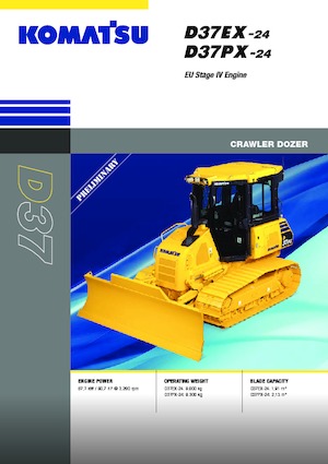 Верижен булдозер Komatsu D37EX-24