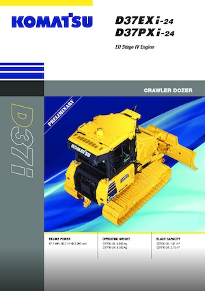 Верижен булдозер Komatsu D37EXi-24