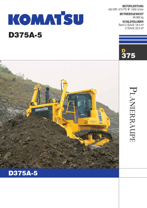 Верижен булдозер Komatsu D375A-5