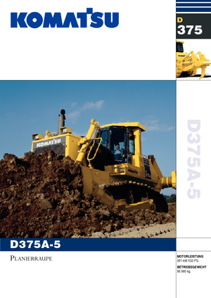 Верижен булдозер Komatsu D375A-5