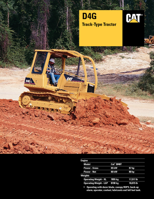 Верижен булдозер Caterpillar D 4 G