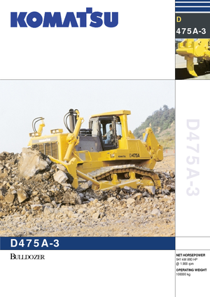 Верижен булдозер Komatsu D475A-3