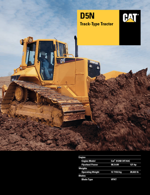 Верижен булдозер Caterpillar D 5 N XLP