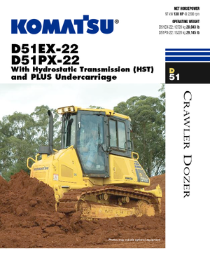 Верижен булдозер Komatsu D51PX-22