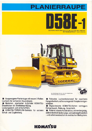 Верижен булдозер Komatsu D58E-1P
