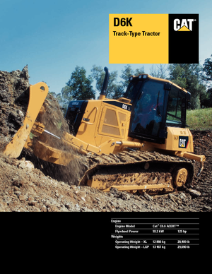 Верижен булдозер Caterpillar D6K LGP