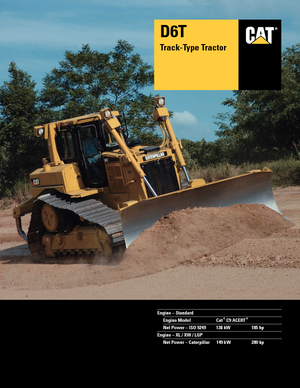Верижен булдозер Caterpillar D6T LGP