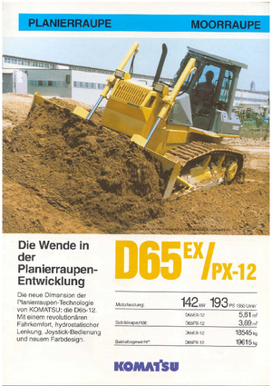 Верижен булдозер Komatsu D65EX-12