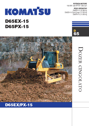 Верижен булдозер Komatsu D65EX-15
