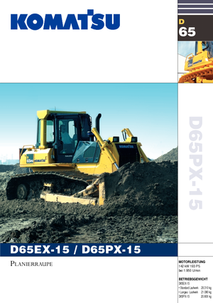 Верижен булдозер Komatsu D65EX-15