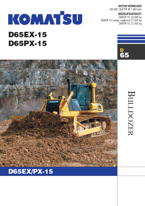 Верижен булдозер Komatsu D65EX-15