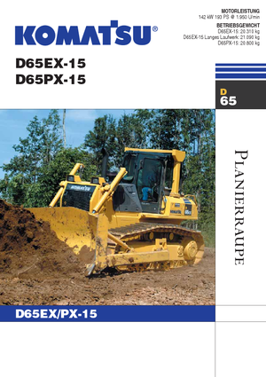 Верижен булдозер Komatsu D65PX-15