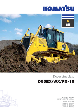 Верижен булдозер Komatsu D65EX-16